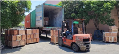 Container laden